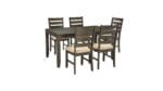 ROKANE DINING ROOM TABLE WITH 6 CHAIRS - Image 2