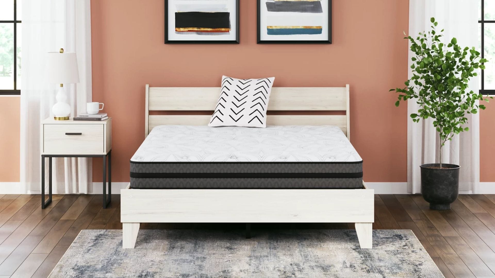 xr:d:DAFyLgjN3PM:155,j:5457656006490828849,t:24021908 M58941W2 KING MATTRESS 10 INCH POCKETED HYBRID (ASH) - Image 1