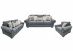 MEHARRY 6 SEATER FABRIC SOFA SET 45699