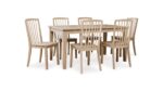 GLEANVILLE DINING SET WITH 6 CHAIRS
