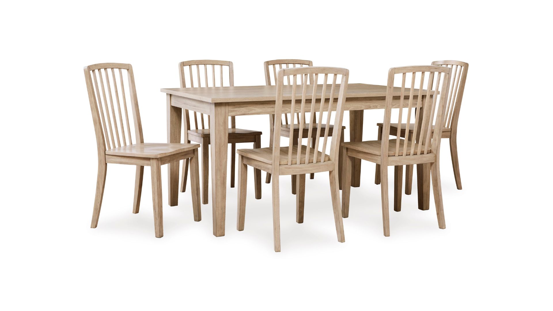 01K30R8NX58TSVX94F9PARFYQ6.jpg GLEANVILLE DINING SET WITH 6 CHAIRS - Image 1