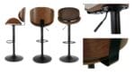 TALL UPH SWIVEL BARSTOOL BELLATIER - Image 3