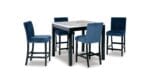 CRANDERLYN COUNTER  DINING SET WITH 4 CHAIRS