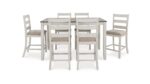 SKEMPTON COUNTER HEIGHT DINING SET WITH 6 CHAIRS - Image 2
