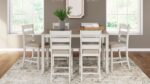 SKEMPTON COUNTER HEIGHT DINING SET WITH 6 CHAIRS - Image 3