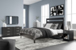FINCH BEDROOM SET (BED + 2 NIGHTSTANDS)