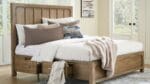 CABALYN KING BEDROOM SET (BED + 2 NIGHTSTANDS + MIRRORED DRESSER + CHEST OF DRAWERS) - Image 3
