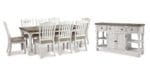 HAVALANCE DINING SUITE WITH 8 CHAIRS AND SERVER