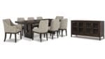 BURKHAUS DINING SUITE WITH 8 CHAIRS