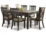 TYLER CREEK DINING SET WITH 6 CHAIRS