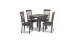 SHULLDEN DROP LEAF DINING SET WITH 4 CHAIRS