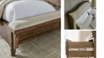 STURLAYNE KING BEDROOM SET (BED + 2 NIGHTSTANDS + MIRRORED DRESSER + CHEST OF DRAWERS) - Image 5