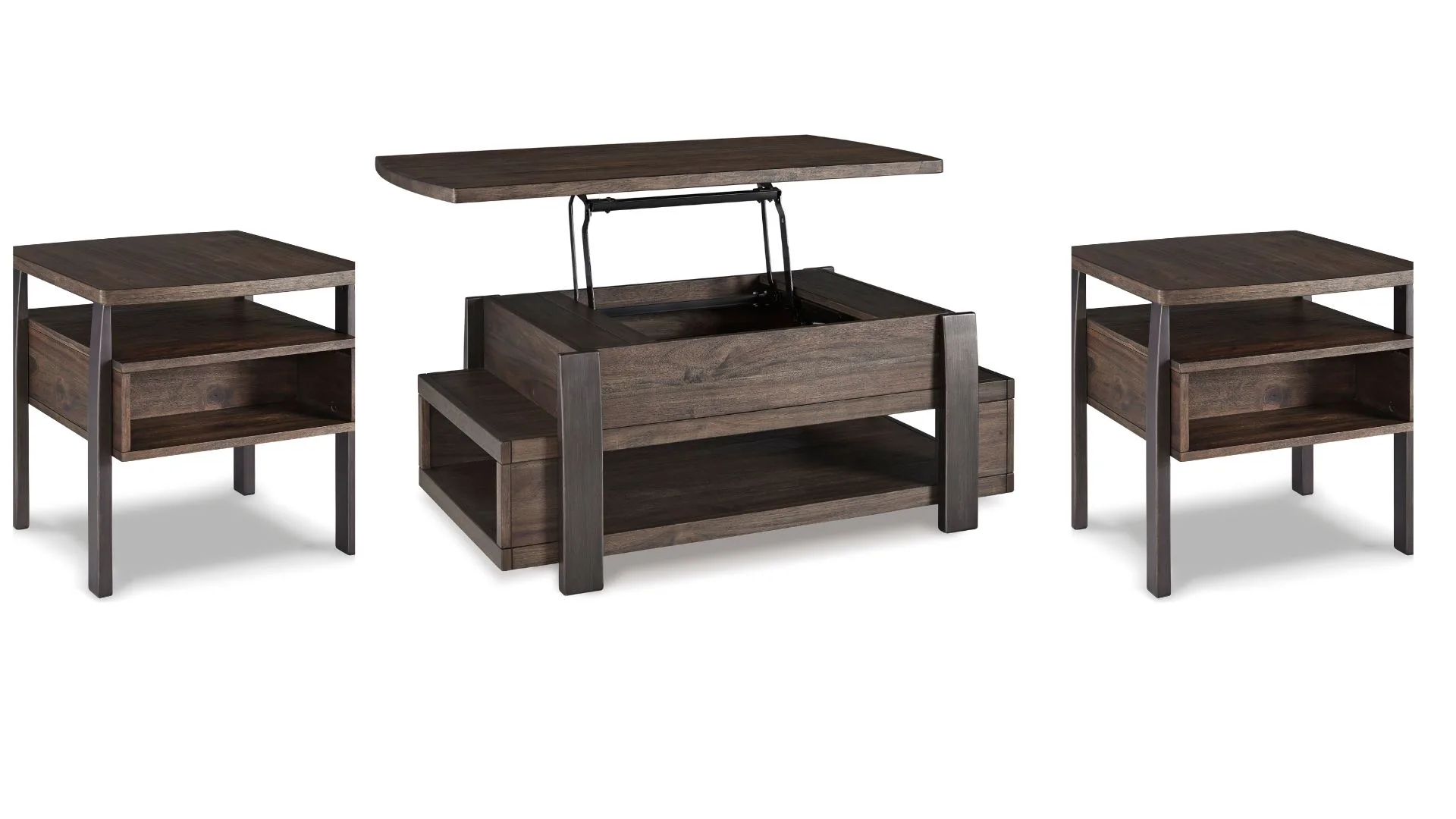 VAILBRY LIFT-TOP COFFEE TABLE SET - Image 1