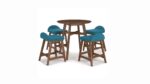 LYNCOTT COUNTER HEIGHT DINING SET WITH 4 CHAIRS