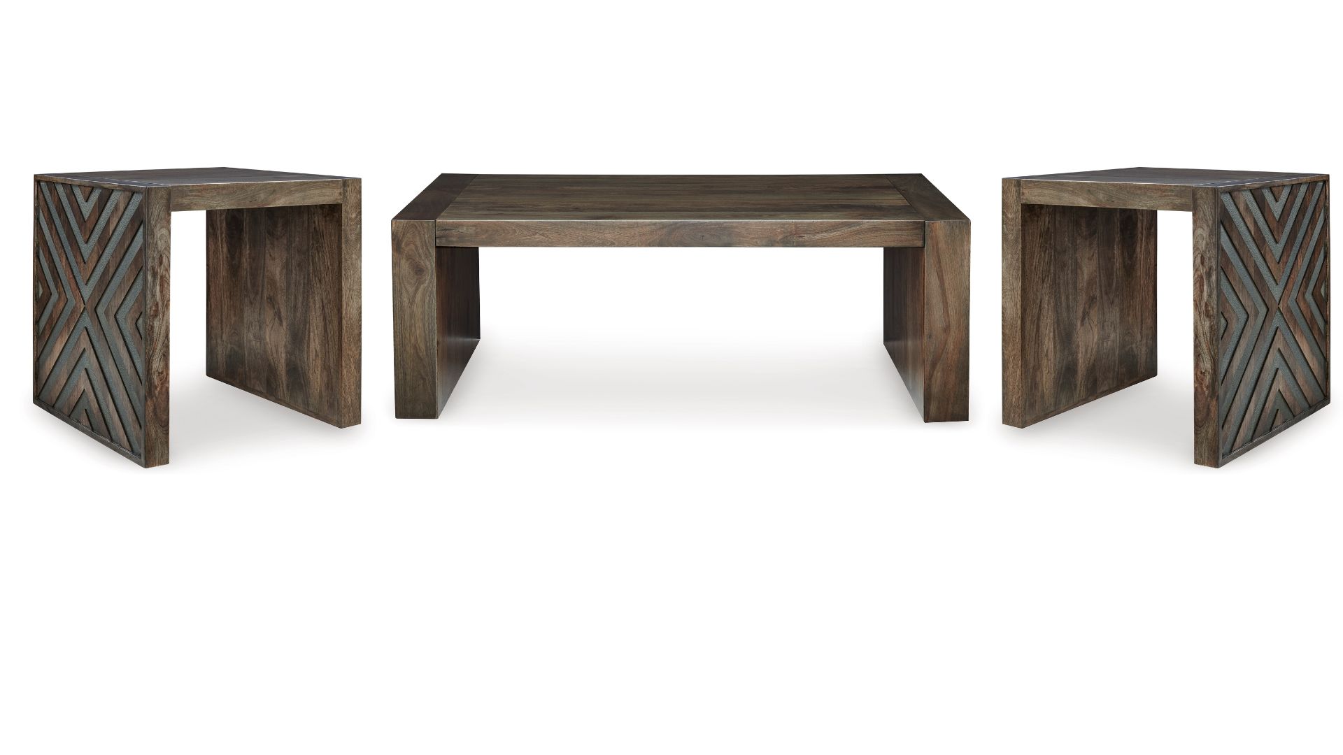 01K30R98X56YF4ADR8X1MK242B.jpg DREGGAN COFFEE TABLE SET - Image 1