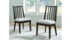 GALLIDEN DINING SET WITH 6 CHAIRS AND A SERVER - Image 2