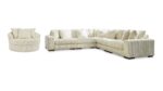 LINDYN SECTIONAL SOFA SET WITH OTTOMAN & SWIVEL CHAIR - 21104