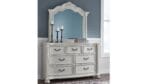 MONTENLANE BEDROOM SET (BED + 2 NIGHTSTANDS + CHEST OF DRAWERS + MIRRORED DRESSER) - Image 3