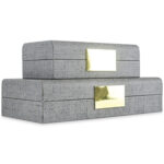 A52000373 JEWELRY BOX SET 2PC SET (ASH)