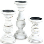 A52000494 CANDLE HOLDER SET 3PC SET (ASH)
