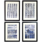 A58000338 WALL ART SET 4PC SET (ASH)