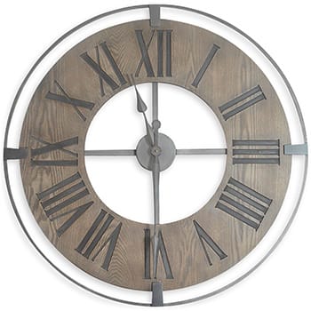01K30RA2S2F4B9FHVJG5TCMD6W.jpg A58000455 WALL CLOCK (ASH) - Image 1