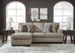 3 SEATER SECTIONAL STONEMEADE TAUPE FABRIC SOFA SET 5950418 - Image 5