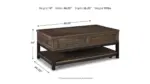 JOHURST LIFT TOP COFFEE TABLE - Image 6