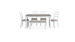 STONEHOLLOW DINING SET WITH 4 CHAIRS AND A BENCH - Image 7