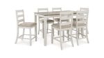SKEMPTON COUNTER HEIGHT DINING SET WITH 6 CHAIRS - Image 7
