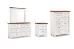 WESTCONI QUEEN BEDROOM SUITE (BED + 2 NIGHTSTANDS + MIRRORED DRESSER + CHEST OF DRAWERS) - Image 6