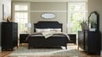 WELLTERN BEDROOM SUITE (BED + 2 NIGHTSTANDS + MIRRORED DRESSER + CHEST OF DRAWERS) - Image 8