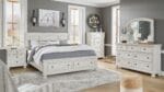 ROBBINSDALE BEDROOM SUITE (BED + 2 NIGHTSTANDS + MIRRORED DRESSER + CHEST OF DRAWERS) - Image 8