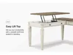 REALYN HOME OFFICE DESK SET WITH STORAGE - Image 7
