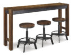 TOORJIN COUNTER HEIGHT DINING SET WITH 3 STOOLS - Image 5