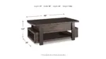 VAILBRY LIFT-TOP COFFEE TABLE SET - Image 10
