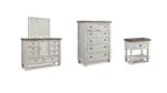HAVALANCE QUEEN BEDROOM SUITE (BED + 2 NIGHTSTANDS + MIRRORED DRESSER + CHEST OF DRAWERS) - Image 8