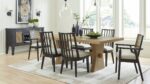 GALLIDEN DINING SET WITH 6 CHAIRS AND A SERVER - Image 14