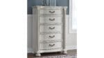 MONTENLANE BEDROOM SET (BED + 2 NIGHTSTANDS + CHEST OF DRAWERS + MIRRORED DRESSER) - Image 9