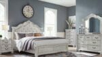 MONTENLANE BEDROOM SET (BED + 2 NIGHTSTANDS + CHEST OF DRAWERS + MIRRORED DRESSER) - Image 14