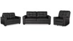 BARLIN MILLS RECLINING SOFA SET WITH OTTOMAN
