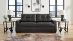 BARLIN MILLS RECLINING SOFA SET WITH OTTOMAN - Image 3