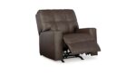 BARLIN MILLS RECLINING SOFA SET WITH OTTOMAN - Image 4