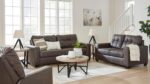 BARLIN MILLS RECLINING SOFA SET WITH OTTOMAN - Image 6