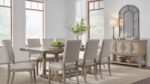 VALLARDIA EXTENDABLE DINING SET WITH 8 CHAIRS AND A SERVER - Image 6