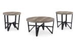 OCCASIONAL TABLE SET 3PC SET DEANLEE (ASH) T235-13