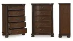 B764-46 FIVE DRAWER CHEST LAVINTON (ASH) - Image 2