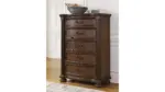 B764-46 FIVE DRAWER CHEST LAVINTON (ASH)