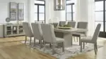 FAWNBURG DINING SET WITH 6 CHAIRS AND A SERVER - Image 2