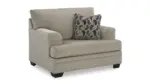 STONEMEADE TAUPE SOFA SET WITH OTTOMAN - Image 5